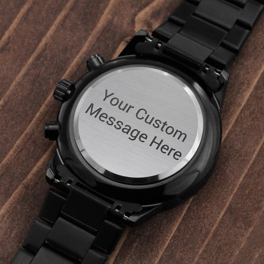 Father's Day Openwork Automatic Sport Watch – Genuine Leather, Skeleton Dial, Water‑Resistant