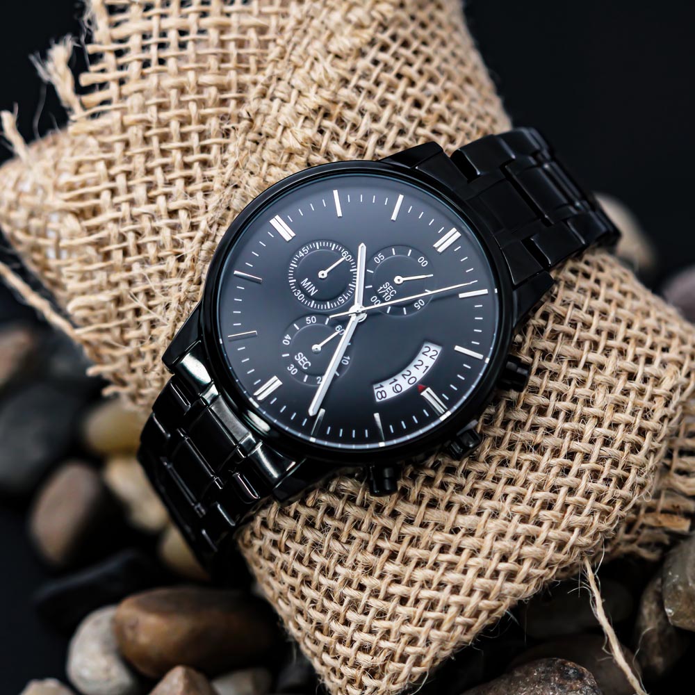 Father's Day Openwork Automatic Sport Watch – Genuine Leather, Skeleton Dial, Water‑Resistant
