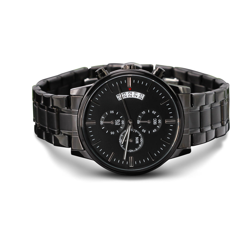 Father's Day Openwork Automatic Sport Watch – Genuine Leather, Skeleton Dial, Water‑Resistant