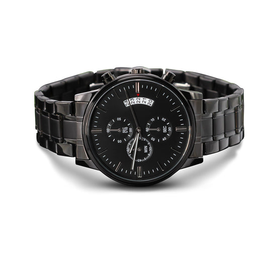 Father's Day Openwork Automatic Sport Watch – Genuine Leather, Skeleton Dial, Water‑Resistant